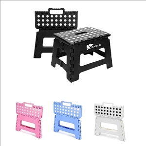 Plastic Folding Step Stool w/Handle